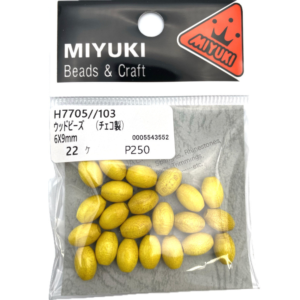 ＭＩＹＵＫＩ　ウッドビーズ　Ｈ７７０５－１０３