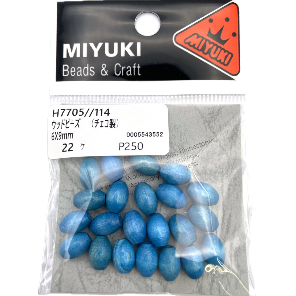 ＭＩＹＵＫＩ　ウッドビーズ　Ｈ７７０５－１１４