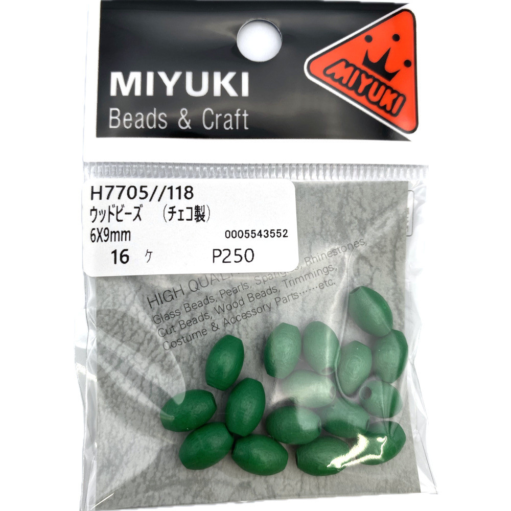 ＭＩＹＵＫＩ　ウッドビーズ　Ｈ７７０５－１１８