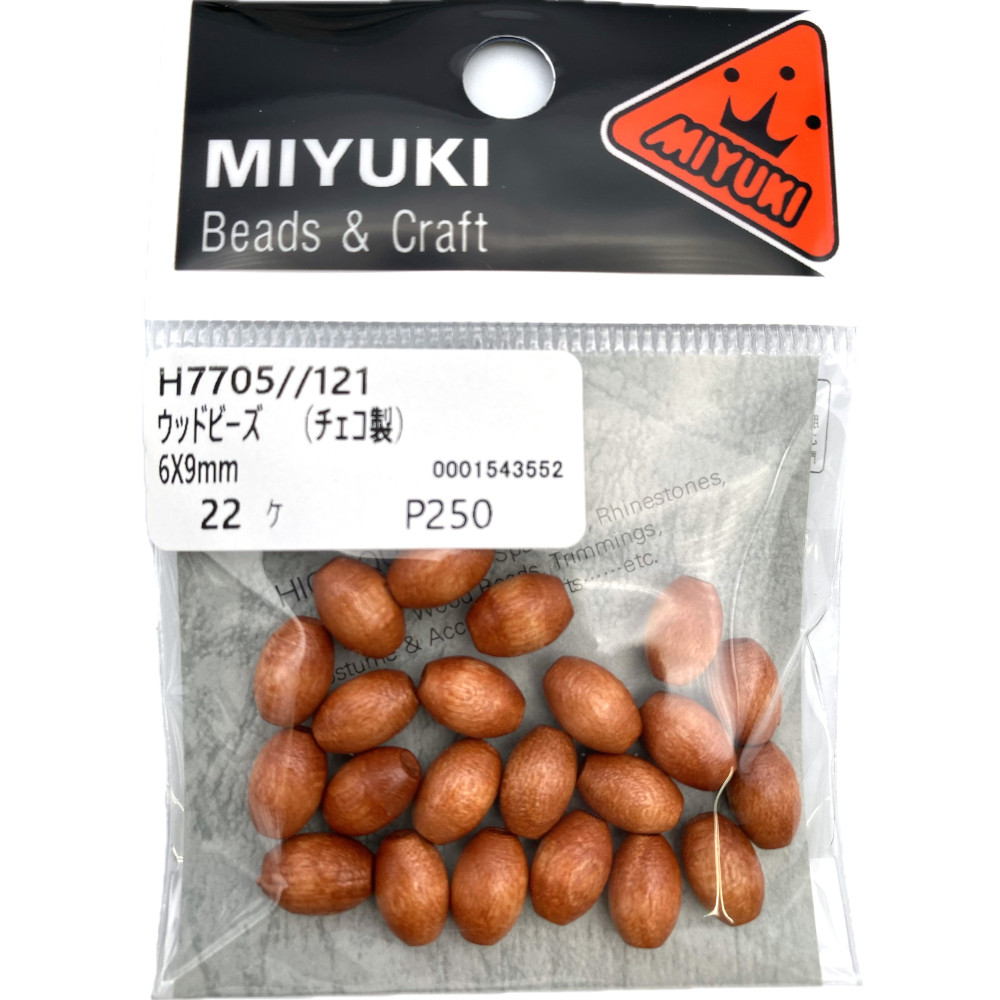 ＭＩＹＵＫＩ　ウッドビーズ　Ｈ７７０５－１２１