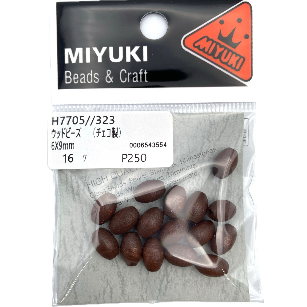 ＭＩＹＵＫＩ　ウッドビーズ　Ｈ７７０５－３２３