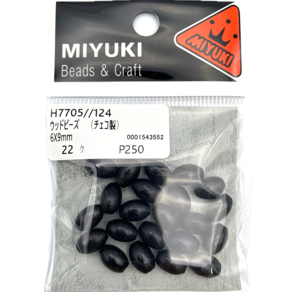 ＭＩＹＵＫＩ　ウッドビーズ　Ｈ７７０５－１２４