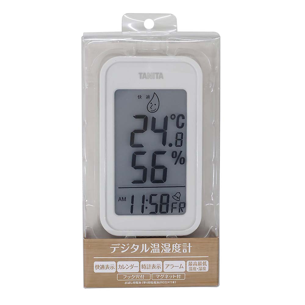 タニタ デジタル温湿度計 TT-589 IV