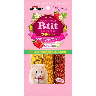 ドギーマンハヤシハムリスプチコーンいちご味　６０ｇ