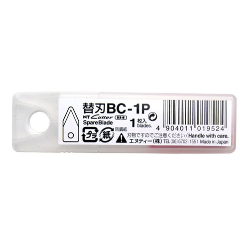 ＮＴ　円切りカッター替刃　１枚入　ＢＣ－１Ｐ
