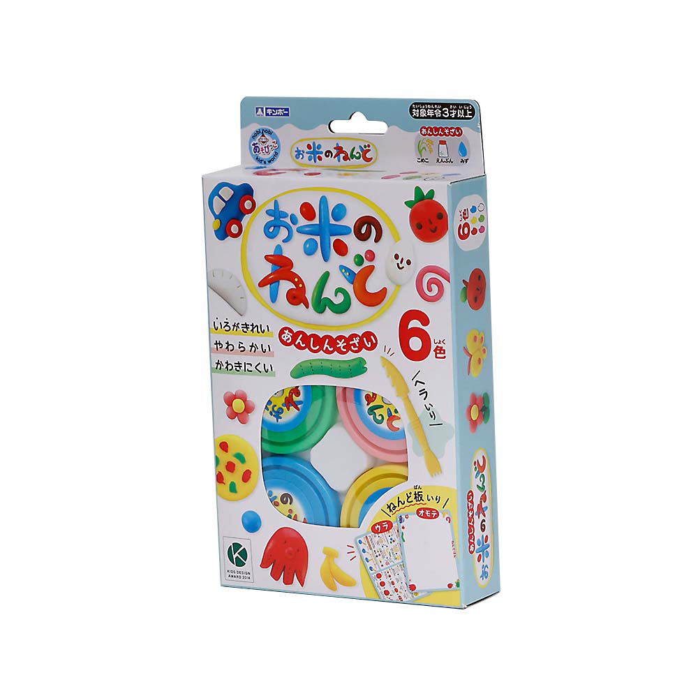 お米のねんど　６色セット　４６２－３３３