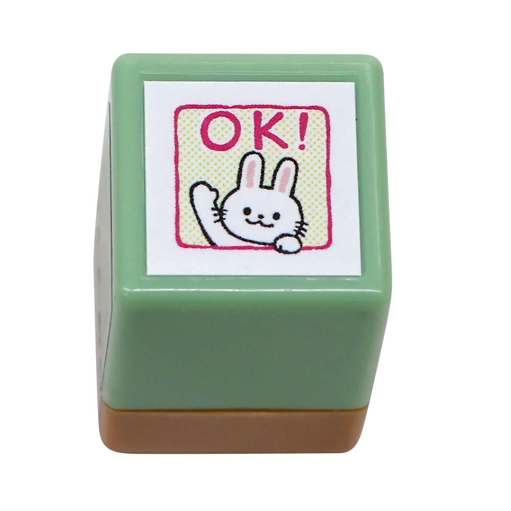 こどものかお　Ｎミニ☆ポンスタンプ　ウサギＯＫ　０５５０－００８