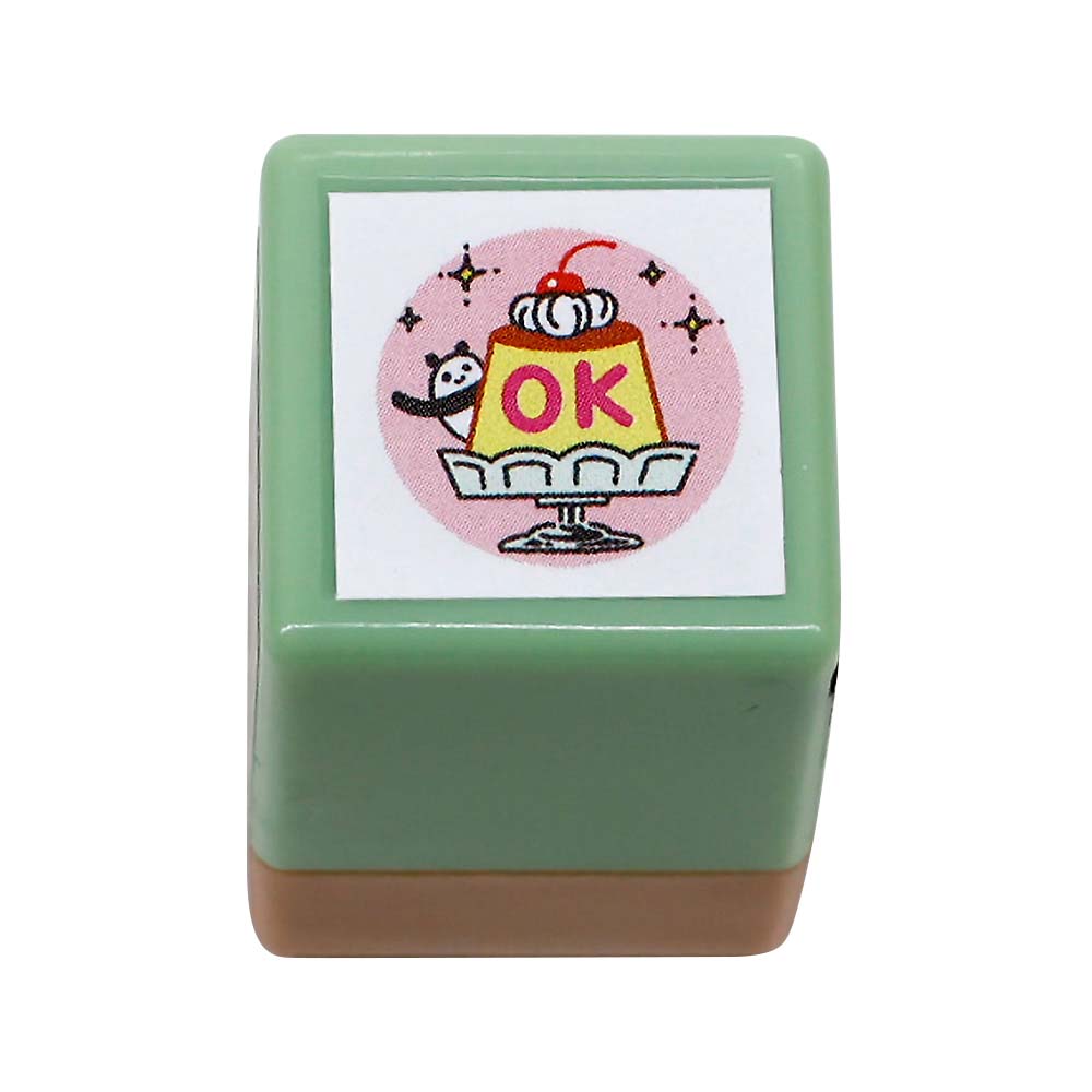 こどものかお　Ｎミニ☆ポンスタンプ　プリンアラモードＯＫ　０５５０－０１０