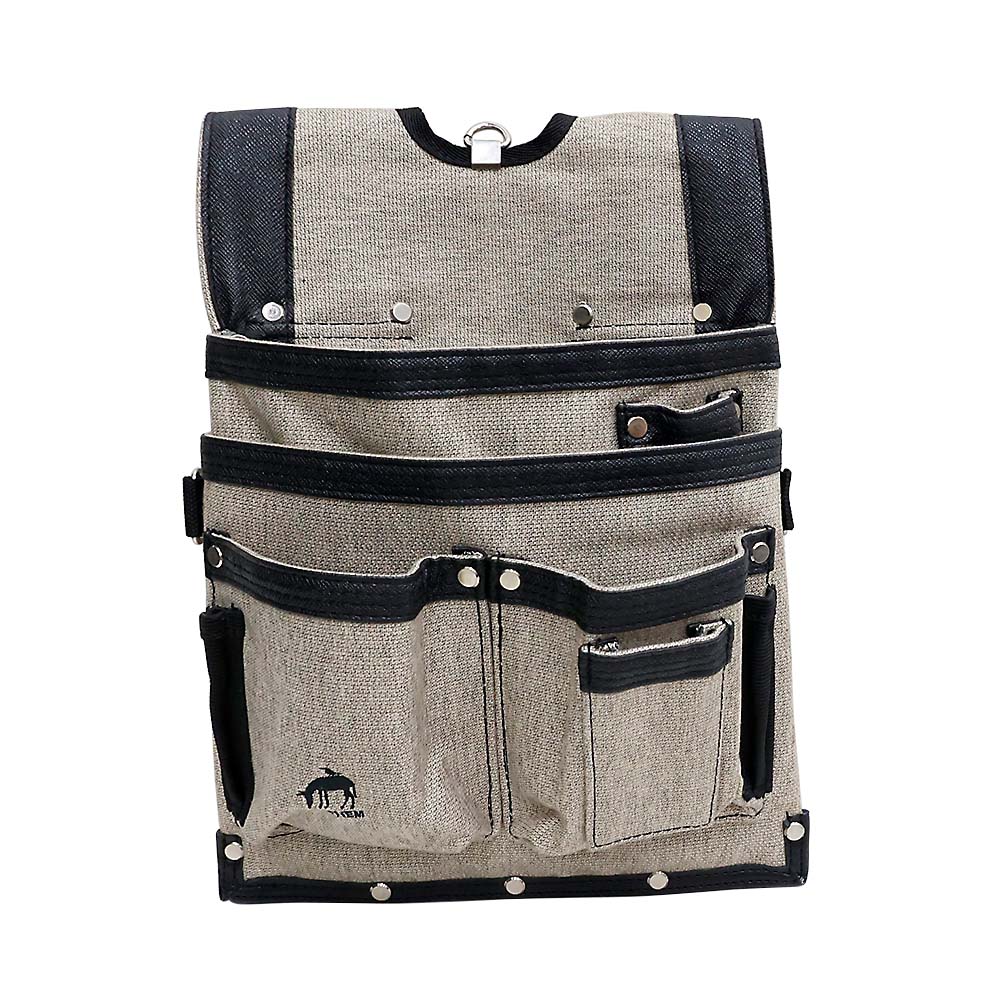 C 皮製 ツールバッグ 8ポケット I823X | ジョイフル本田 取り寄せ