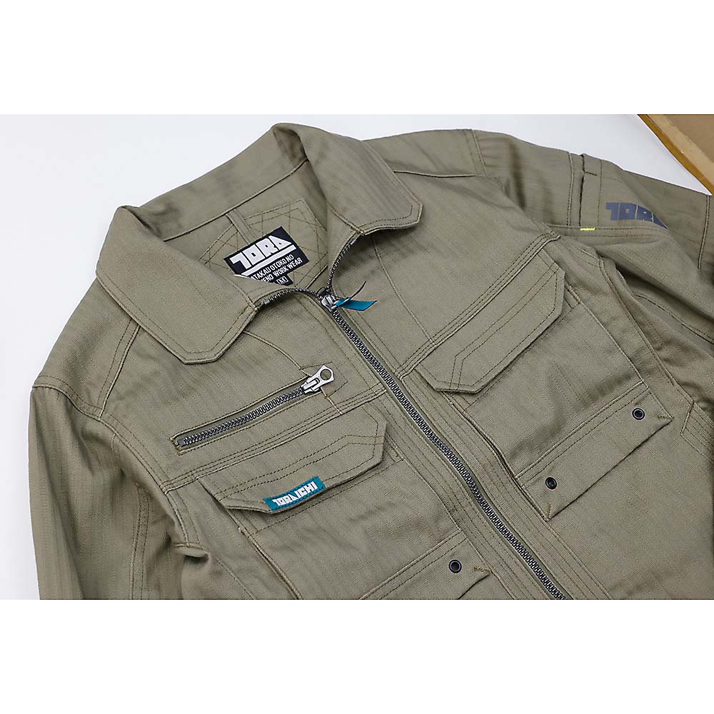 ９５４０１２４ワークジャケットカーキＭ　カーキＭ