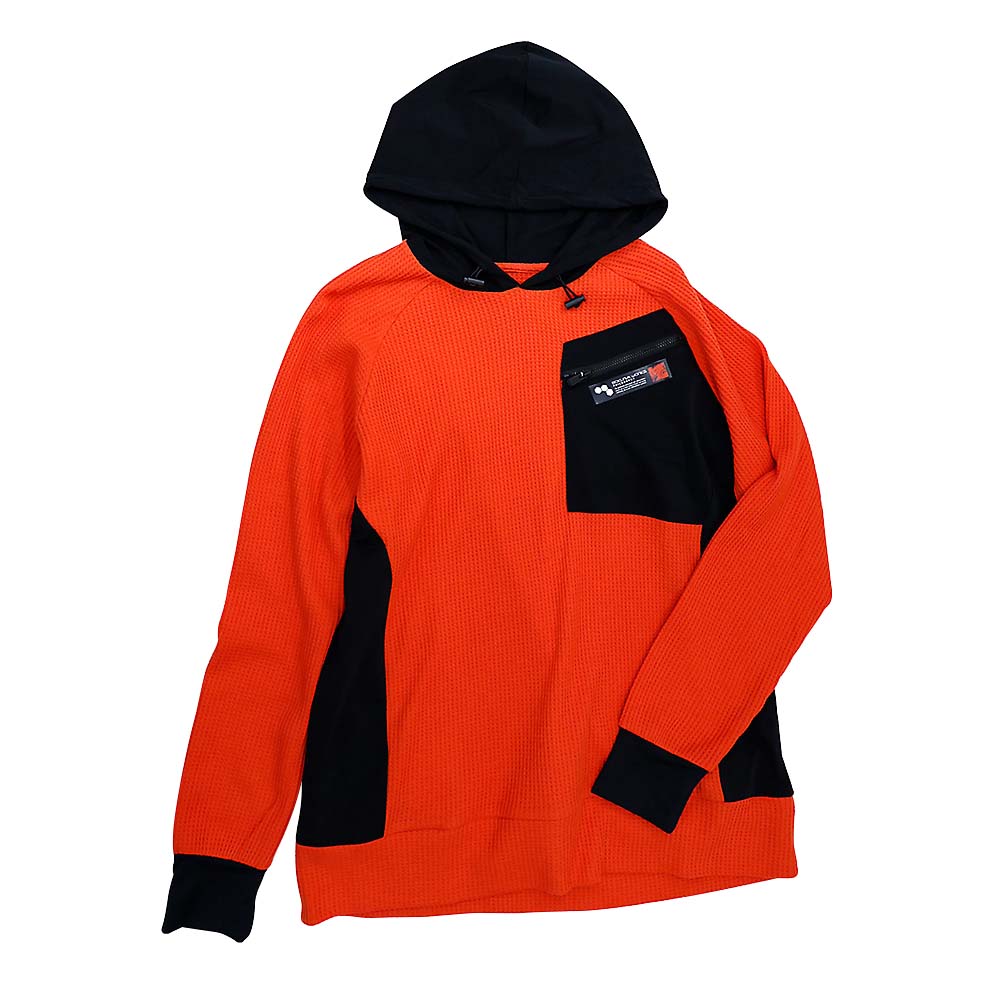 3819ワッフルフーディ　レッドL