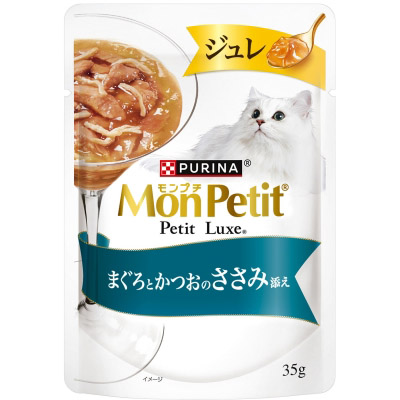 Petit Luxeパウチ ジュレ まぐろかつおのササミ添35g　35g