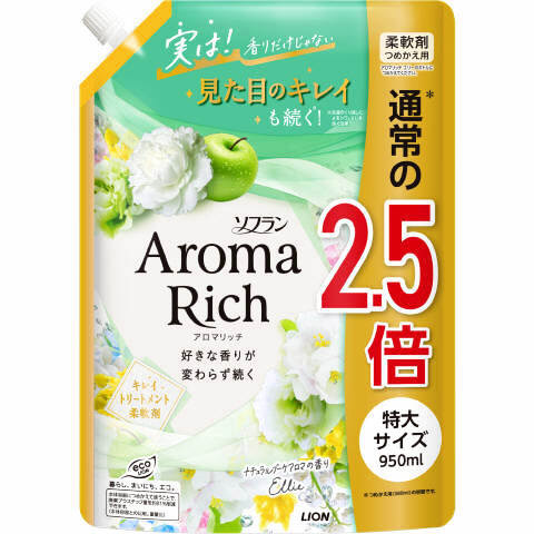 ソフランアロマリッチ エリー つめかえ用特大　950ml