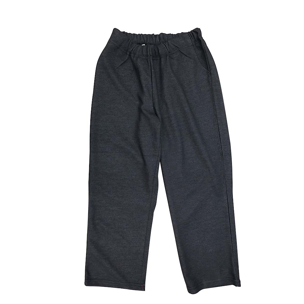 婦人ニットデニム股上深めパンツ　黒Ｌ　３２２７９