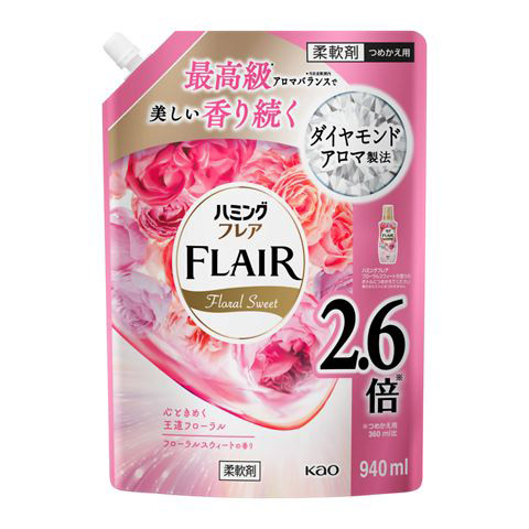 ハミングフレアフローラルスウィートスパウトパウチ　９４０ml