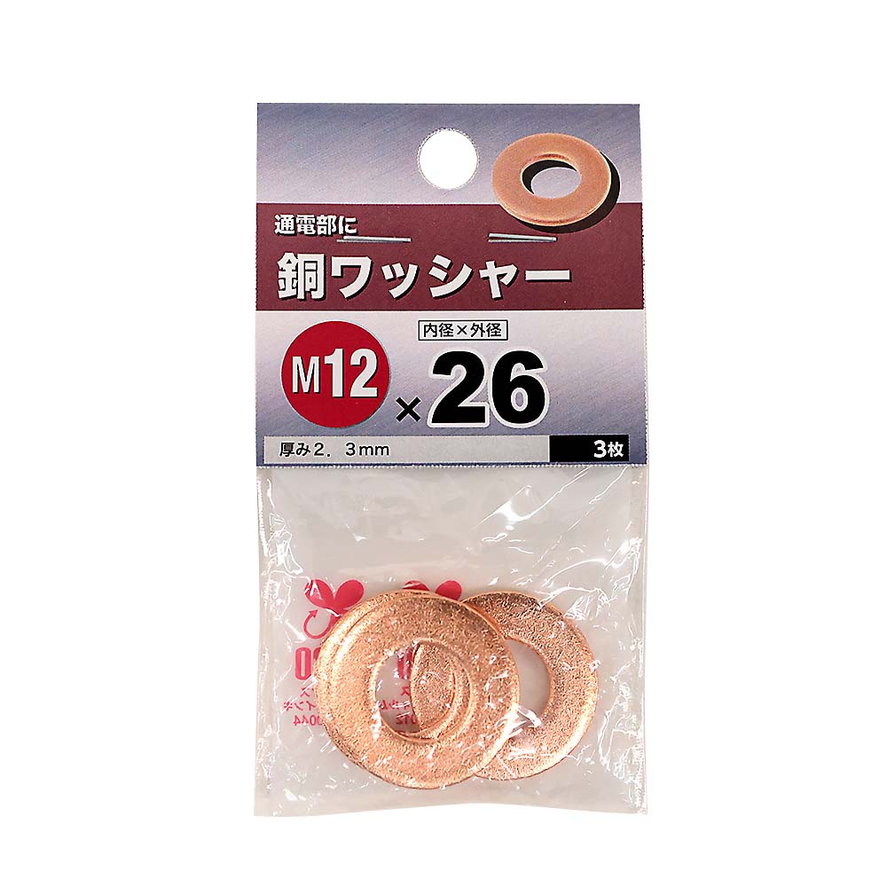 銅ワッシャー　M12