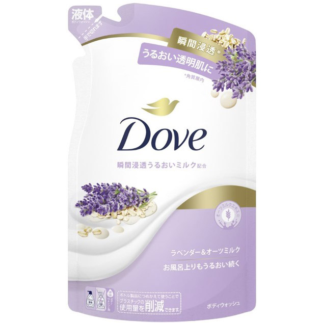 ダウ゛ボディウォッシュ　ラベンダー＆オーツミルク　詰替３３０ｇ