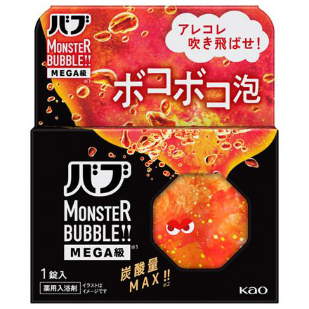 【花】バブ　モンスターバブルＭＥＧＡ級　ボコボコ泡　１錠　１ＴＡＢ