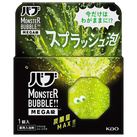 【花】バブ　モンスターバブルＭＥＧＡ級　スプラッシュ泡　１錠　１ＴＡＢ