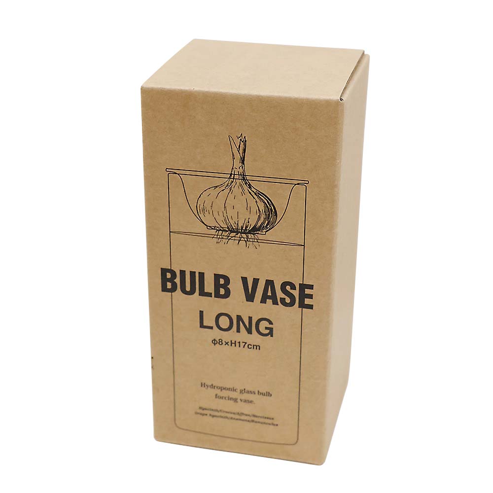 （４）ＢＵＬＢ　ＶＡＳＥ　スイコウサイバイガラスベース　クリア　ロング