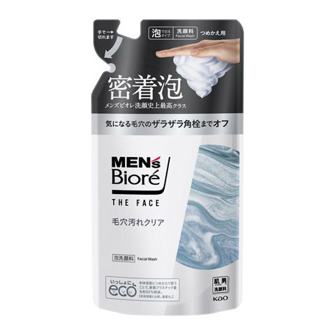 【花】メンズビオレ ザフェイス 毛穴汚れクリア つめかえ用　170ml