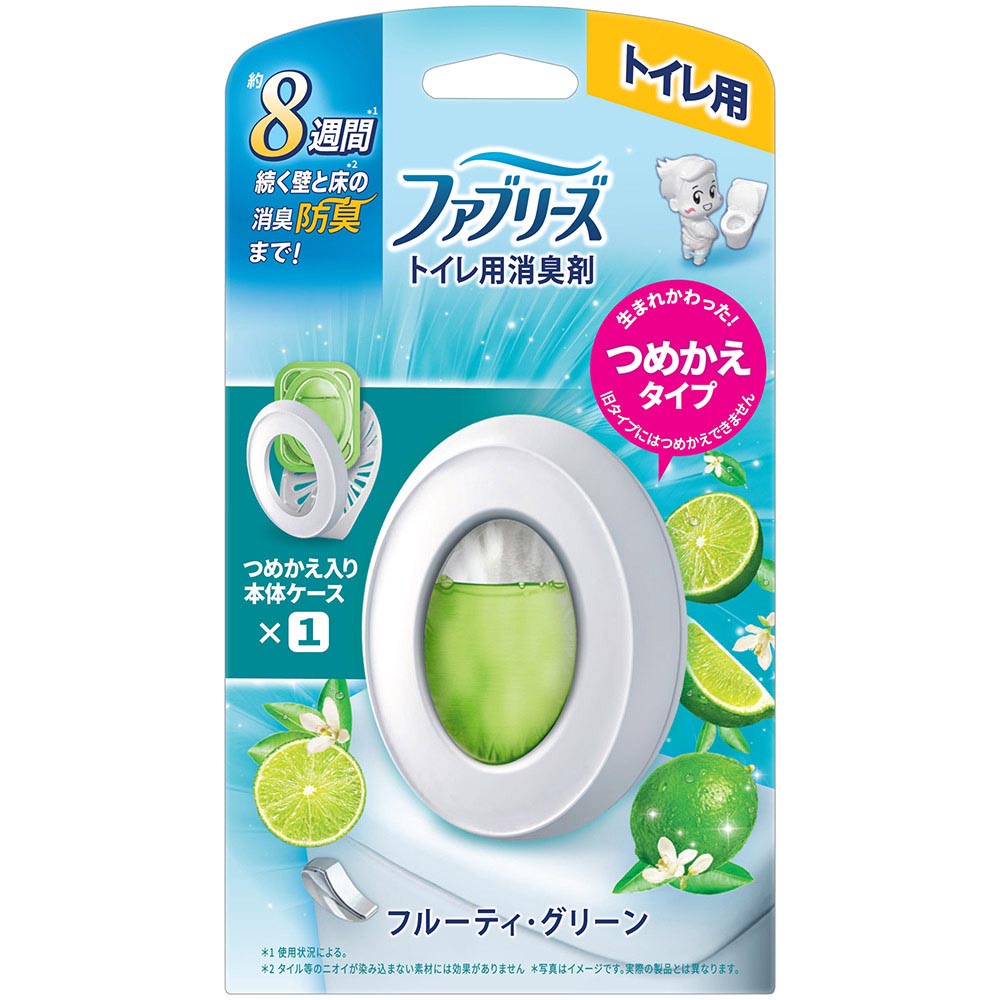 ファブリーズトイレ用消臭剤　フルーティ・グリーン　本体　６．３ml
