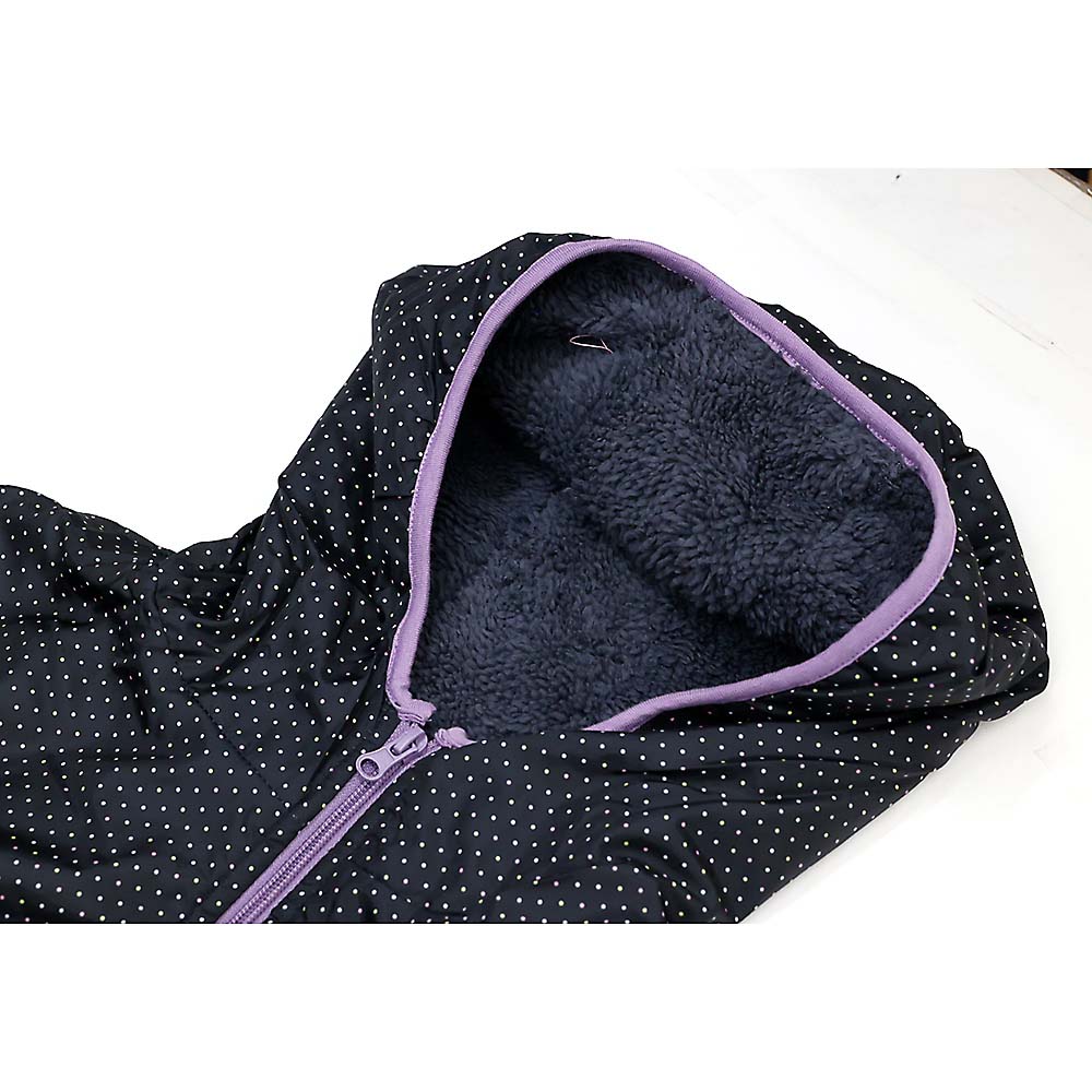 レディース　裏ボアベスト　ＢＫ×ＬＶ　５６２５