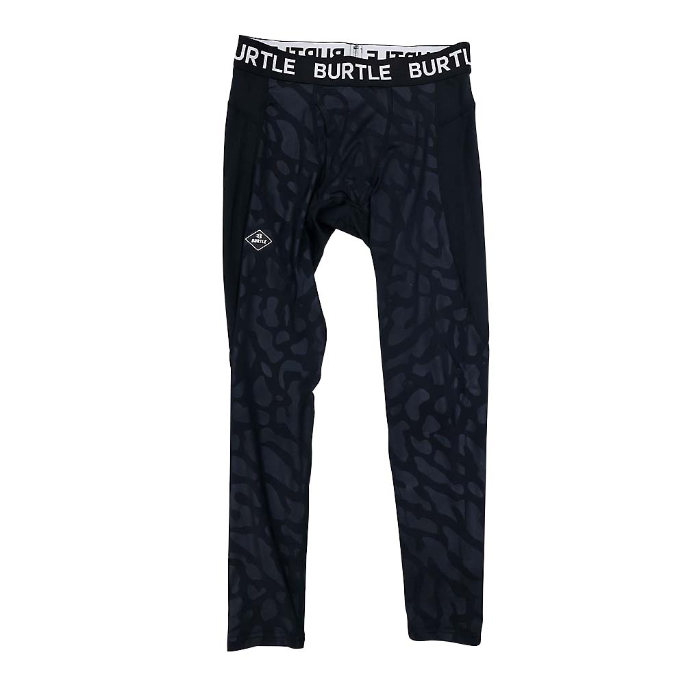 ４０７７ホットフィッテッドパンツスプリットブラックＭ