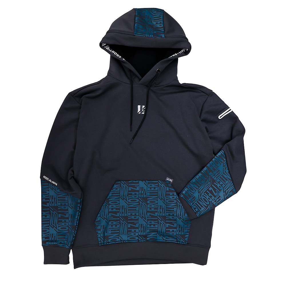 ８９１６アクティブパーカー　グレーＭ　Ｍ