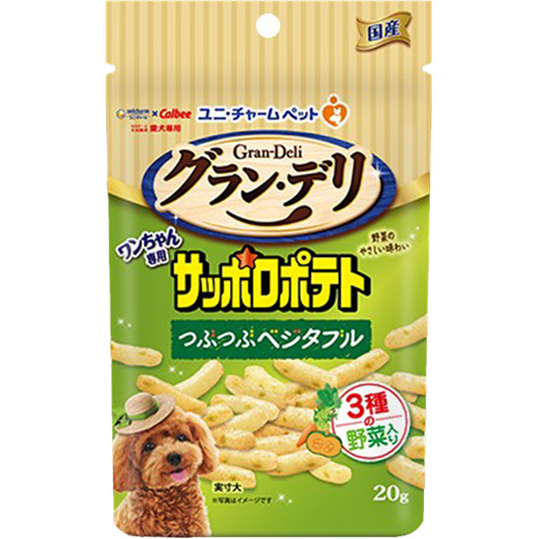 グラン・デリワンちゃん専用サッポロポテトつぶつぶベジタブル２０ｇ　２０ｇ