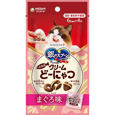 銀のスプーンおやつお魚味クリームどーにゃつまぐろ味　24g