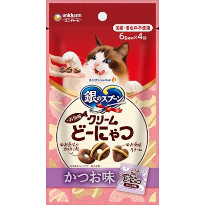 銀のスプーンおやつお魚味クリームどーにゃつかつお味　24g