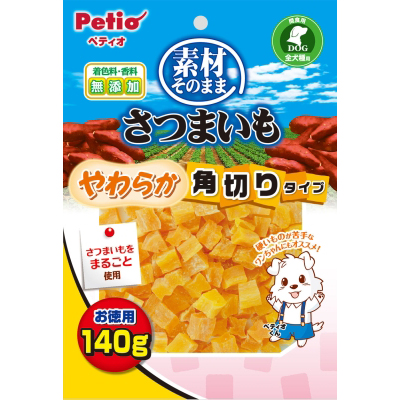 ペティオ 素材そのまま さつまいも やわらか角切りタイプ　140g