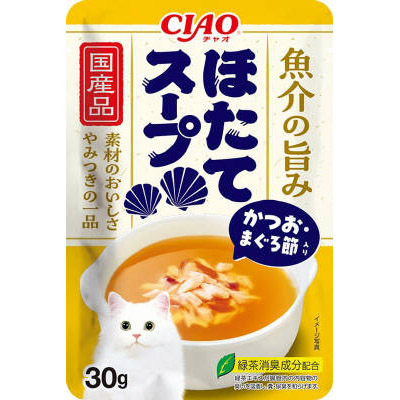いなばペット チャオほたてスープかつおまぐろ節　30g