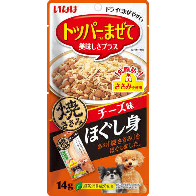 いなばペット 焼ささみほぐし身チーズ味　14g