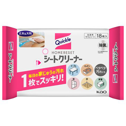クイックルホームリセットシート　１８枚
