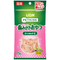 猫ちゃんの歯みがきおやつ カニ風味かま　15g