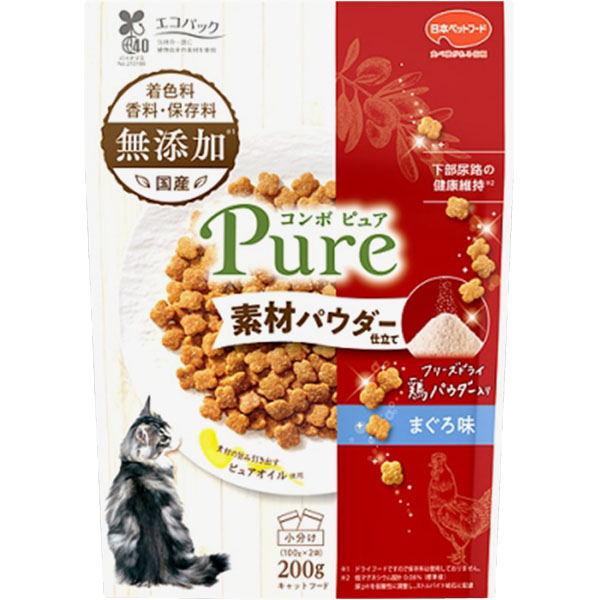 コンボ ピュア キャット まぐろ味･鶏パウダー仕立て　200g