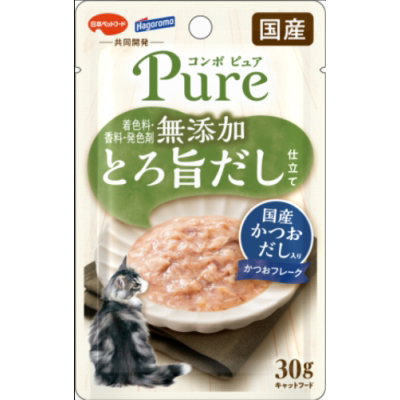 コンボ ピュア キャット パウチ かつお･国産かつおだし入　30g