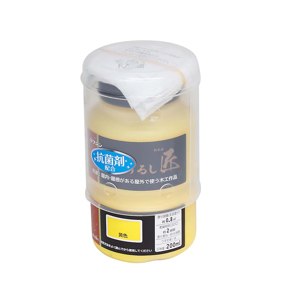 水性工芸うるし匠　２００ml　黄色