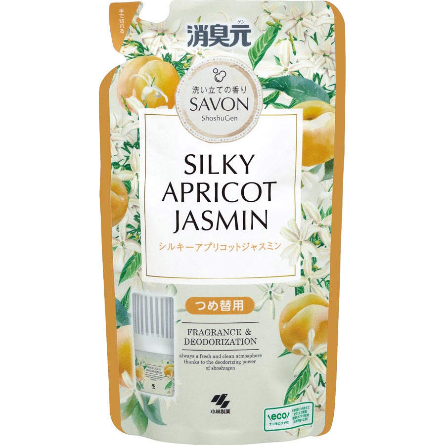 消臭元ＳＡＶＯＮシルキーアプリコットジャスミン　詰替
