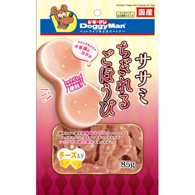 ハヤシ ササミちぎれるごほうびチーズ　85g
