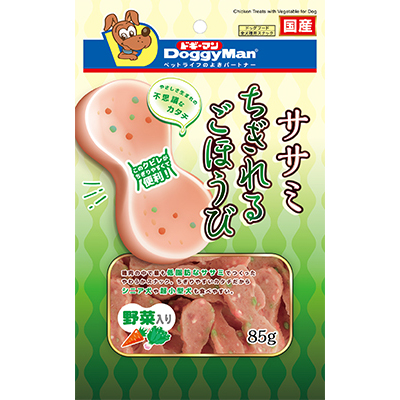 ハヤシ ササミちぎれるごほうび野菜　85g