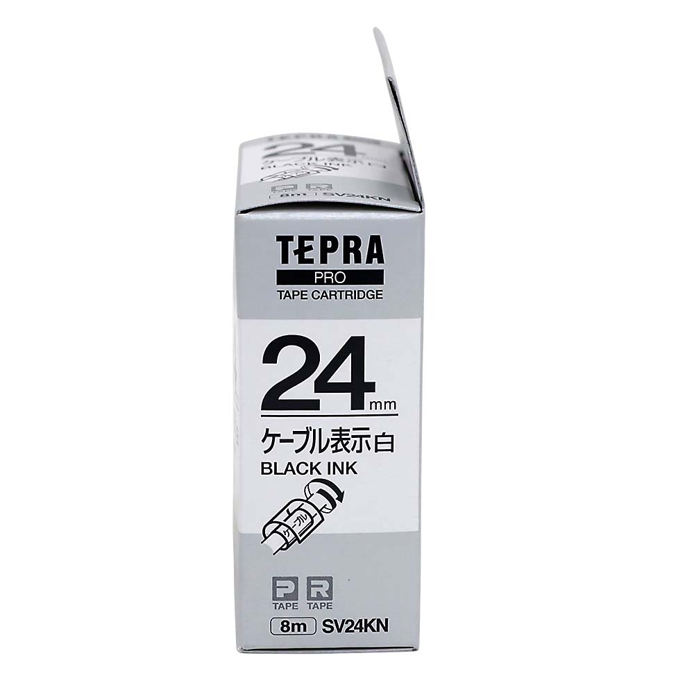 テプラプロテープ　ケーブル表示ラベル　ＳＶ２４ＫＮ　ＳＶ２４ＫＮ