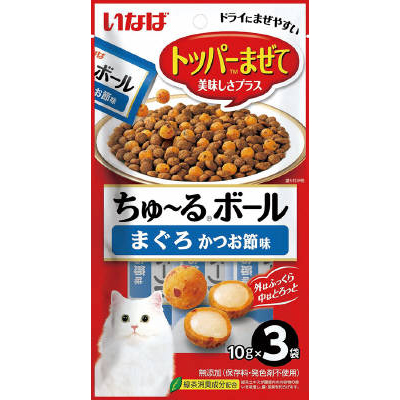 ちゅ－るボール　まぐろかつお節　１０ｇＸ３袋