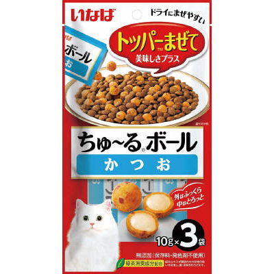 ちゅ－るボール　かつお　１０ｇＸ３袋