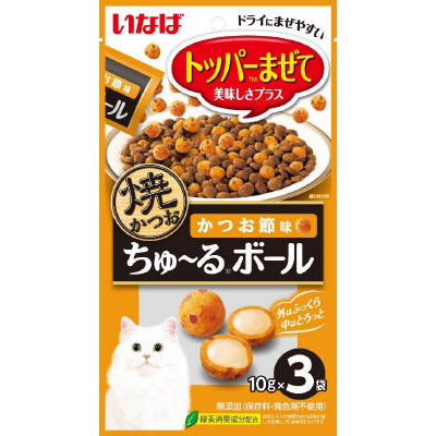 焼かつおちゅ－るボール　かつお節　１０ｇＸ３袋