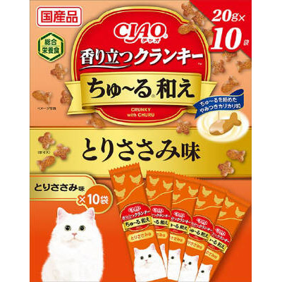 CIAO香り立つクランキーちゅ-る和え とりささみ　200g