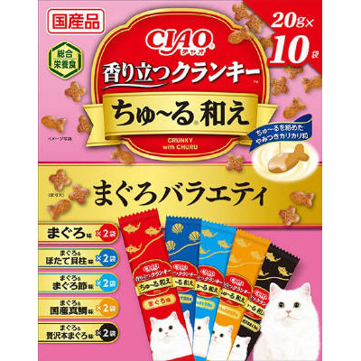 CIAO香り立つクランキーちゅ-る和え まぐろバラエティー　200g