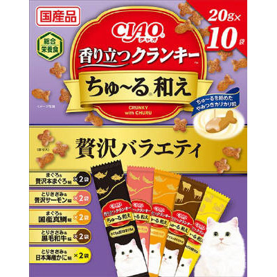 CIAO香り立つクランキーちゅ-る和え 贅沢バラエティー　200g